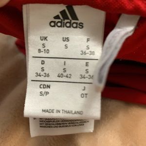 adidas, female/male, small, red track pants